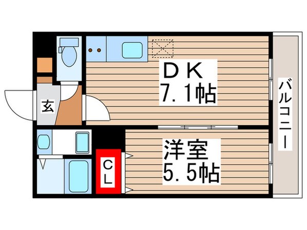 ドエルコートの物件間取画像